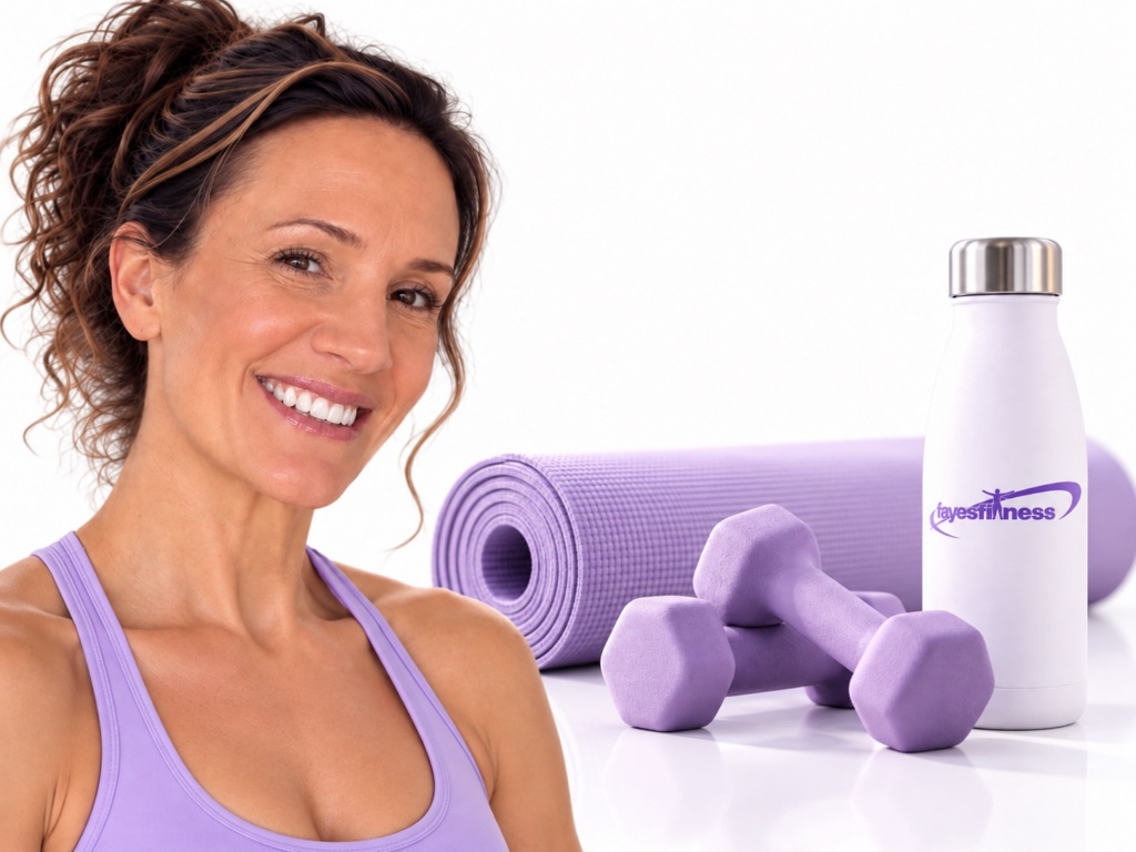 Faye Riddington-Smith Personal Trainer Aylesbury with fitness equipment